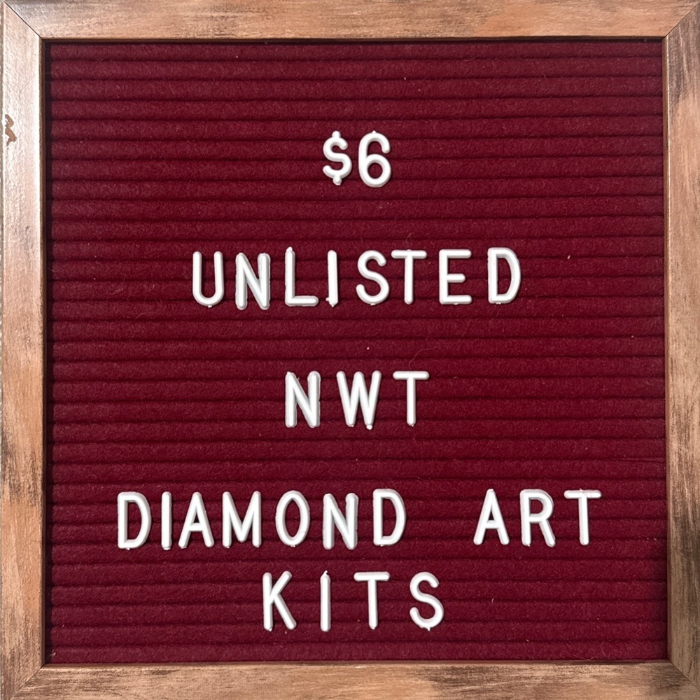 Unlisted NWT Diamond Art Kits for a posh show